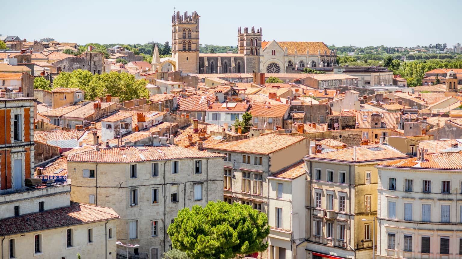 Vue de Montpellier